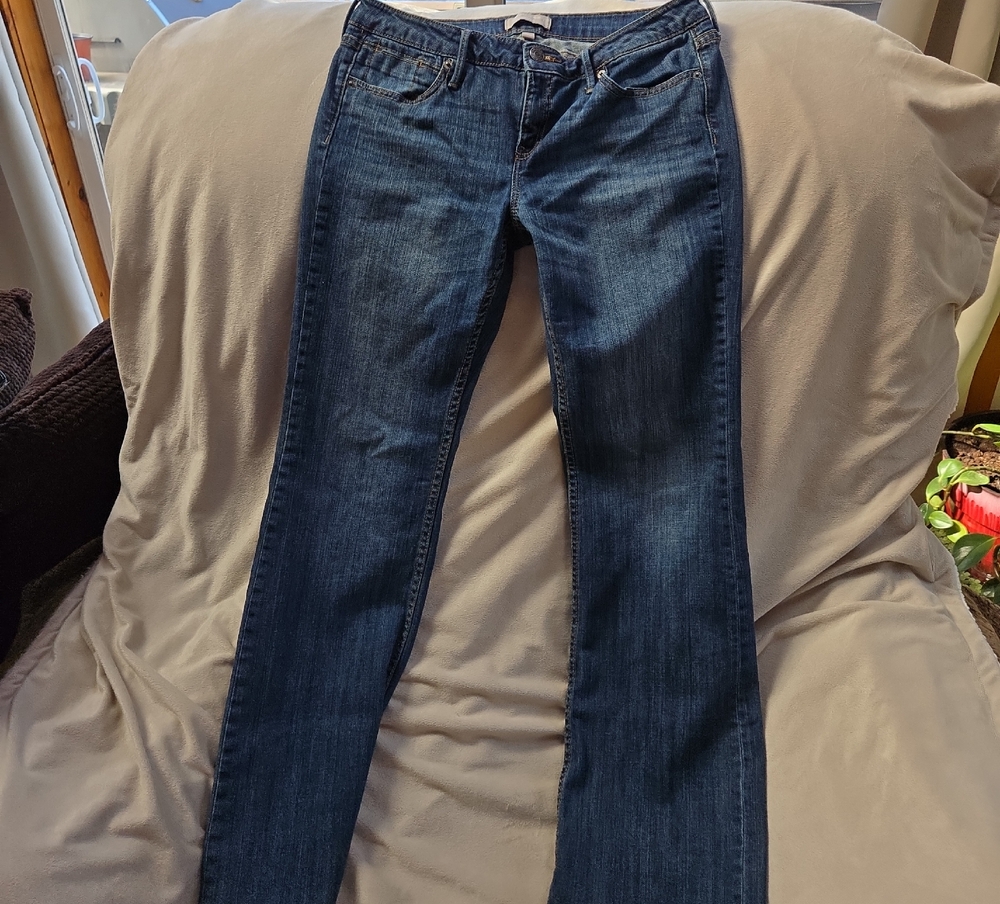 Banana Republic Straight-Leg Jeans in Deep Indigo